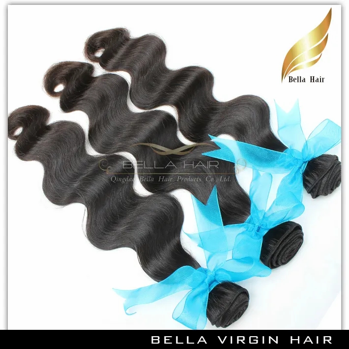 Remy Hair & Virgin Hair | Virgin Indian Body Wave Human Hair Extensions 3Pcs/Lot Natural Color Hair Bellahair In Bulk Remy Hair & Virgin Hair Remy Hair & Virgin Hair