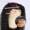 Synthetic Wigs* | 250 Density Brazilian 34 Inch Deep Wave 13X4 Transparent Lace Front Wig Human Hair Curly 13X6 Hd Synthetic Lace Frontal Wigs For Women Synthetic Wigs* Auburn