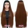 Synthetic Wigs* | 360 Lace Frontal Wig Synthetic Wig Long Straight Lace Front Wigs For Women Straight 13X4 Lace Front Ombre Brown 13X1 Lace Wigs240115 Synthetic Wigs* 1b 30