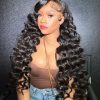 Synthetic Wigs* | Loose Deep Wave 13X4 Lace Front Human Hair Wig Brazilian Glueless Wigs For Women 13X6 Hd Synthetic Lace Frontal Wig Pre Plucked Synthetic Wigs* 613 Color