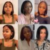 Synthetic Wigs* |  Sleek U Part Wig Straight Bob Human Hair Wigs For Women Short Brazilian Remy Glueless Natural Black V 230227 Synthetic Wigs* bodywave