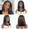 Synthetic Wigs* |  Straight Short Bob Headband For Women 1B P430 Ombre Blonde Highlight With Heat Resistant Fiber Daily Cosplay 230417 Synthetic Wigs* 1B