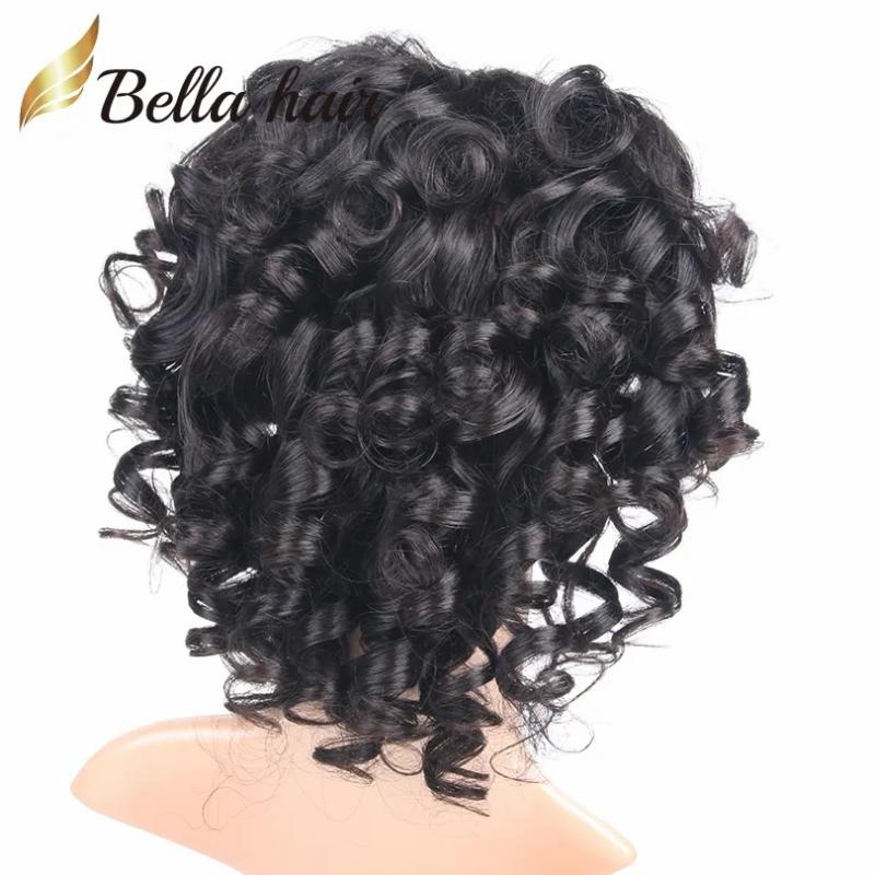 Hair Wigs | Big Curly Front Lace Wig Virgin Human Hair Natural Color For Black Women 130% 150% Density Bellahair Hair Wigs Hair Wigs