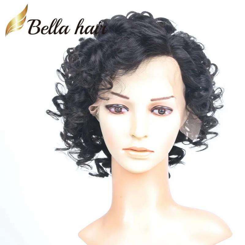 Hair Wigs | Big Curly Front Lace Wig Virgin Human Hair Natural Color For Black Women 130% 150% Density Bellahair Hair Wigs Hair Wigs