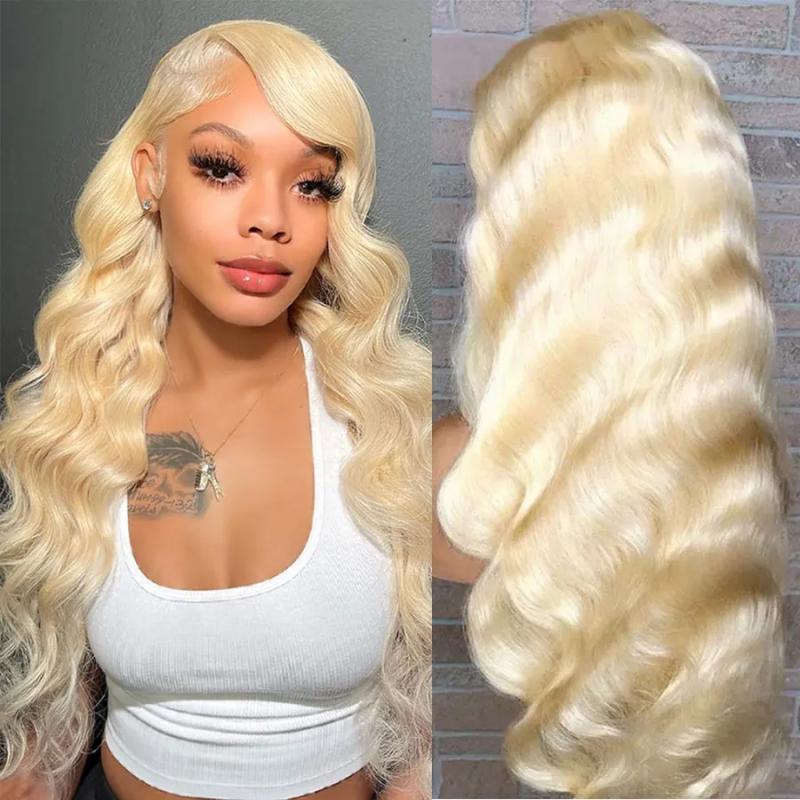 Hair Wigs | Blonde Lace Front Wig Human Hair 13X4 Body Wave 613 Hd Lace Frontal Wig Synthetic Heat Resistant Hair Wigs Hair Wigs