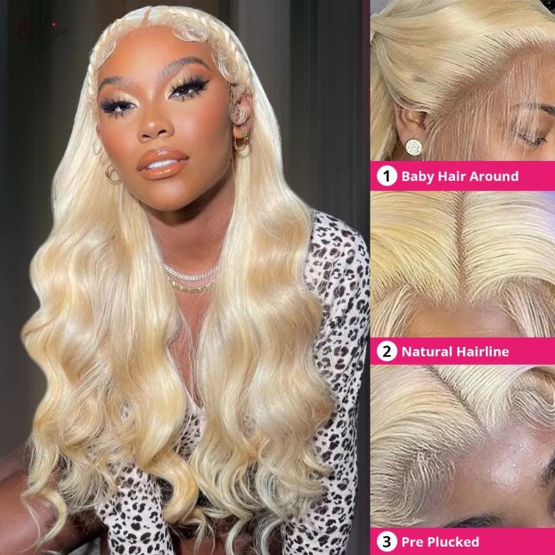 Hair Wigs | Blonde Lace Front Wig Human Hair 13X4 Body Wave 613 Hd Lace Frontal Wig Synthetic Heat Resistant Hair Wigs Hair Wigs