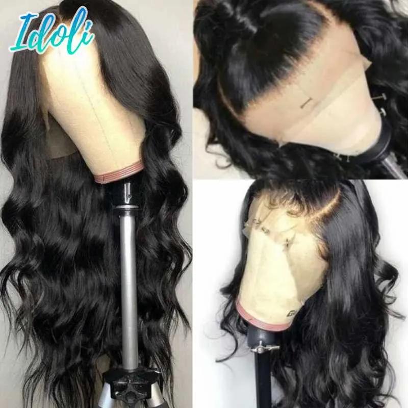 Hair Wigs | Lace Wigs 13X4 Front Human Hair For Black Woman Natural Color Body Wave Wig With Baby Brazilian 30 Inch Hair Wigs Hair Wigs