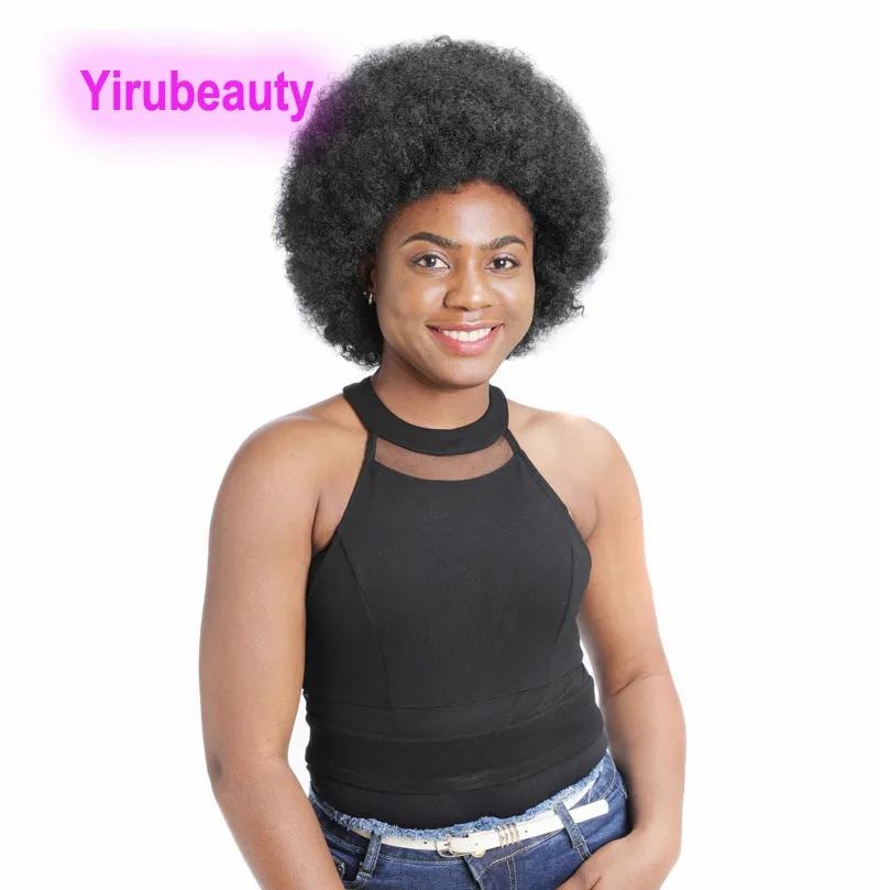 Synthetic Wigs* | Synthetic Wig Exploding Head Wig Headband African Microwave Curly Hair Fluffy Wigs Headband Synthetic Wigs* Synthetic Wigs*