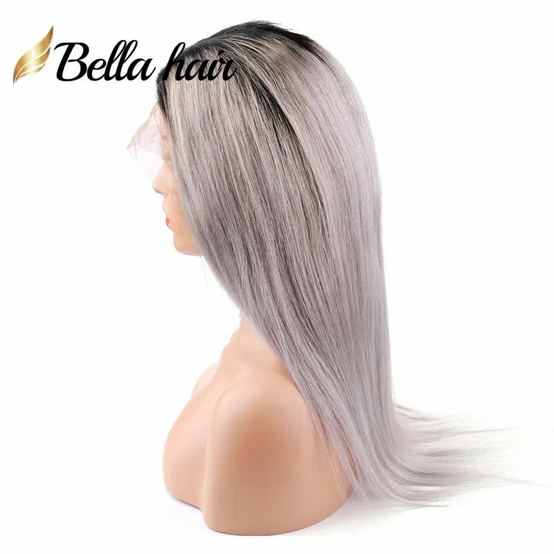 Lace Wigs | Sale 100 Human Virgin Hair Full Lace Wig Silky Straight Ash Blone 1B/613 1B/Grey 1B/99J 1B/Red 1B/Green 1B/Purple Quality Colorful Lace Wigs Lace Wigs Lace Wigs