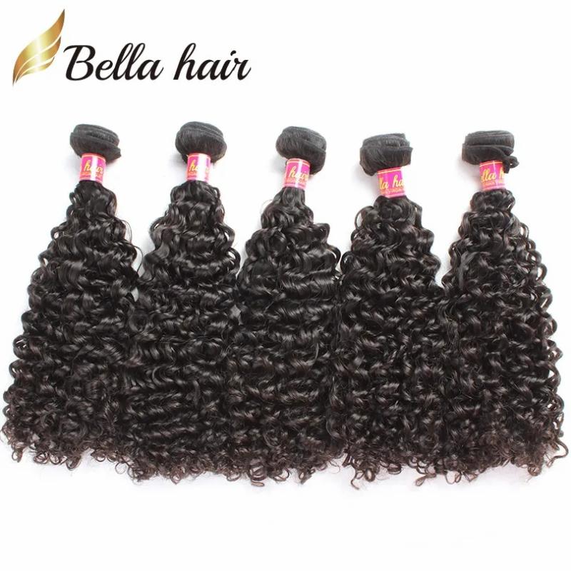 Hair Extensions | 11A Quality Virgin Hair Curly Bundles Weave Unprocessed 100% Human Hair Extensions Wave Cut From Young Donor Natural Black Hair Extensions Hair Extensions