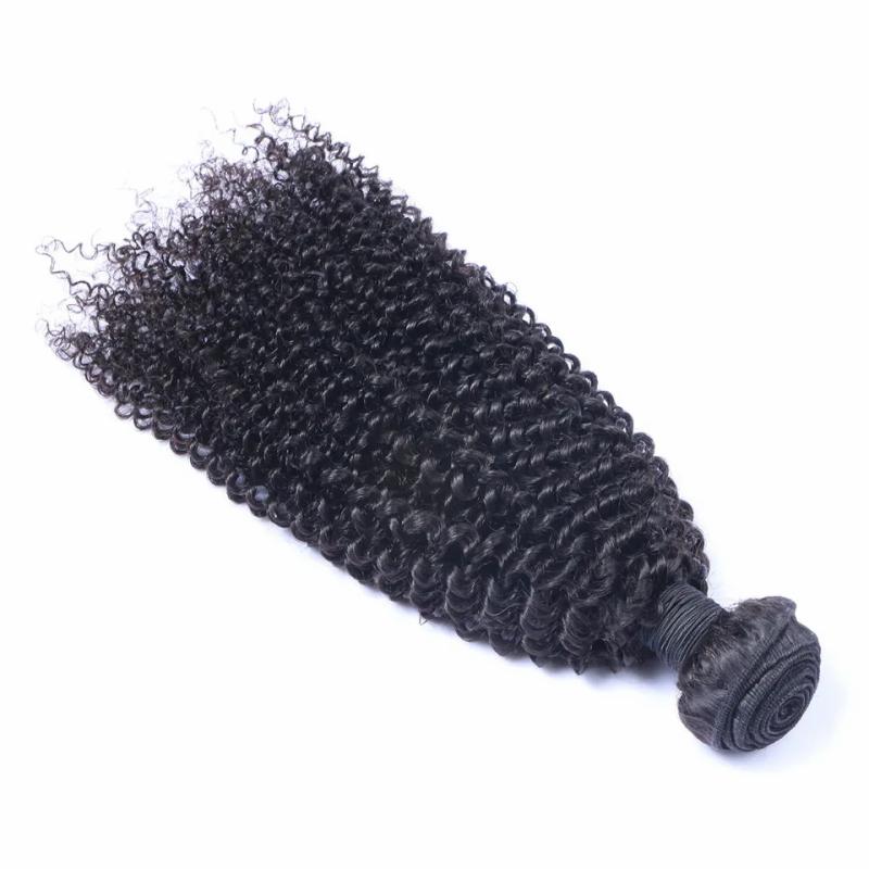 Hair Extensions | Brazilian Virgin Human Hair Kinky Curly Unprocessed Remy Hair Weaves Double Wefts 100G/Bundle 1Bundle/Lot Can Be Dyed Bleached Hair Extensions Hair Extensions