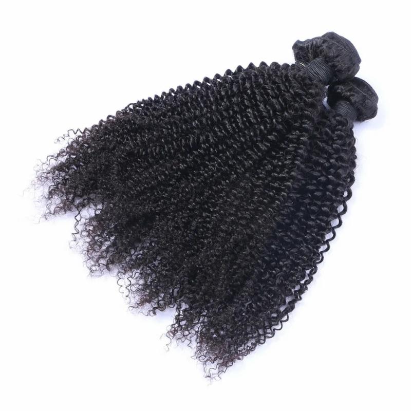 Hair Extensions | Brazilian Virgin Human Hair Kinky Curly Unprocessed Remy Hair Weaves Double Wefts 100G/Bundle 1Bundle/Lot Can Be Dyed Bleached Hair Extensions Hair Extensions