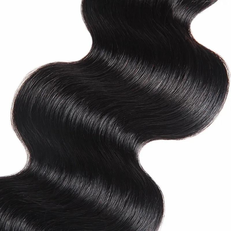 Hair Extensions | Ishow Brazilian Body Wave Virgin Human Hair Bundles Wefts Peruvian Malaysian Indian Hair Extensions For Women All Ages Jet Black 8-28 Inch Hair Extensions Hair Extensions