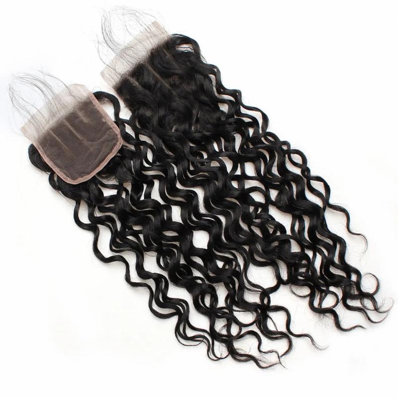 Hair Extensions | Ishow Virgin Weave Extensions Body Wave 8-28Inch For Women Straight Deep Loose Curly Water Wefts Natural Black Color Human Hair Bundles With Lace Closure Peruvian Hair Extensions Hair Extensions