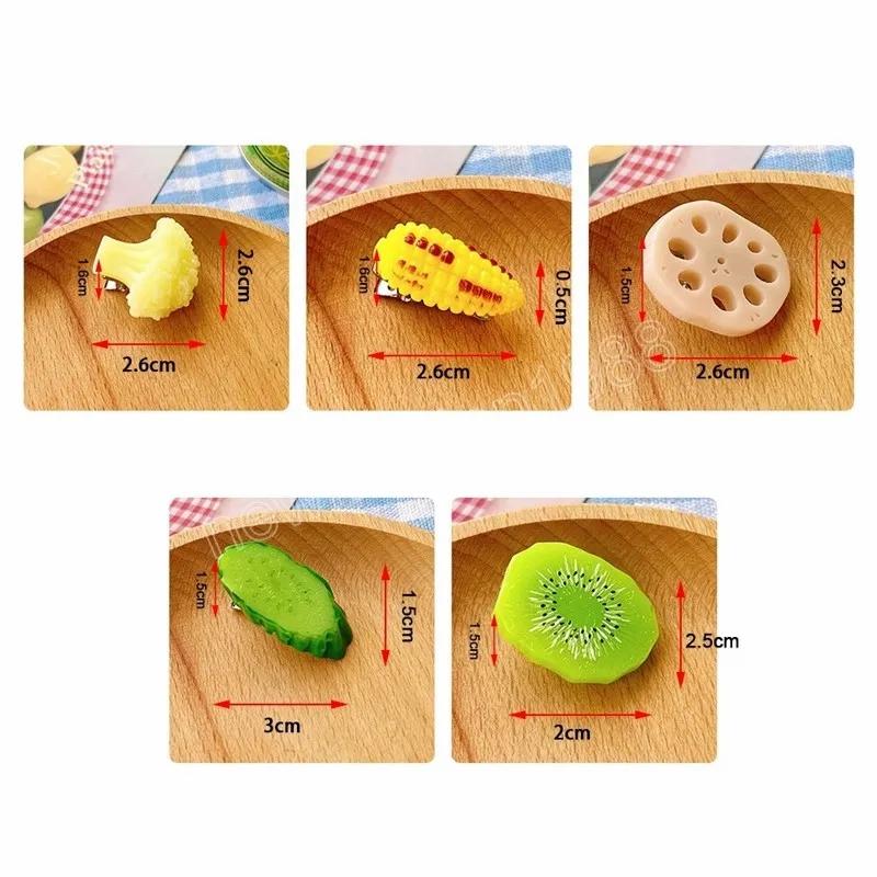 Hair Accessories & Tools | Fruit Hair Accessories Simulation Food Hairpin For Women Corn Cucumber Hair Clip Creative Lotus Root Broccoli Hair Clips Hair Accessories & Tools Hair Accessories & Tools