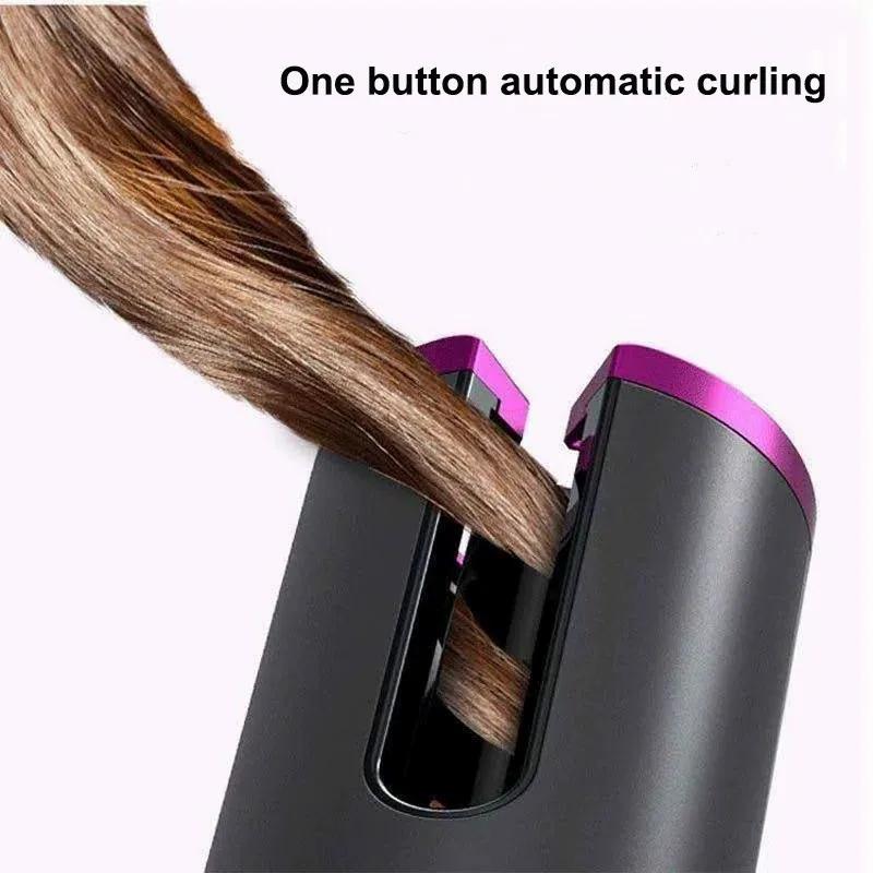 Hair Care & Styling Tools | Curling Irons Automatic Hair Curler Usb Rechargeable Auto Hair Curling Iron Cordless Rotating Curling Machine Women Waves Hair Tool 221027 Hair Care & Styling Tools Hair Care & Styling Tools