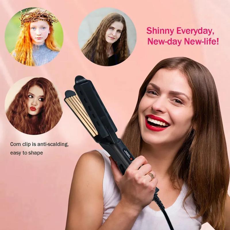 Hair Care & Styling Tools | Curling Irons Ceramic Hair Curler Corrugated Curling Iron Electric Hair Crimper Wave Corn Irons Curling Wand Styling Tools Corrugation Curler 231024 Hair Care & Styling Tools Hair Care & Styling Tools