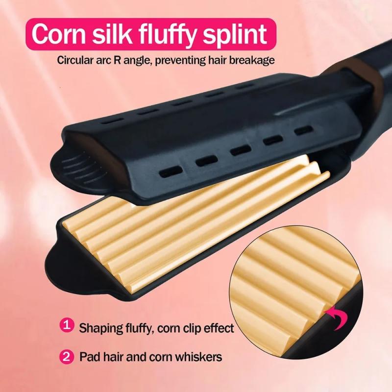 Hair Care & Styling Tools | Curling Irons Ceramic Hair Curler Corrugated Curling Iron Electric Hair Crimper Wave Corn Irons Curling Wand Styling Tools Corrugation Curler 231024 Hair Care & Styling Tools Hair Care & Styling Tools