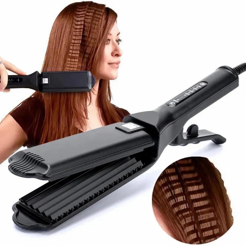 Hair Care & Styling Tools | Curling Irons Ceramic Hair Curler Corrugated Curling Iron Electric Hair Crimper Wave Corn Irons Curling Wand Styling Tools Corrugation Curler 231024 Hair Care & Styling Tools Hair Care & Styling Tools