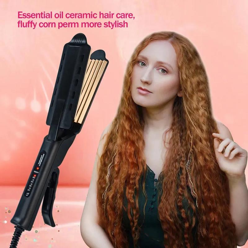 Hair Care & Styling Tools | Curling Irons Ceramic Hair Curler Corrugated Curling Iron Electric Hair Crimper Wave Corn Irons Curling Wand Styling Tools Corrugation Curler 231024 Hair Care & Styling Tools Hair Care & Styling Tools