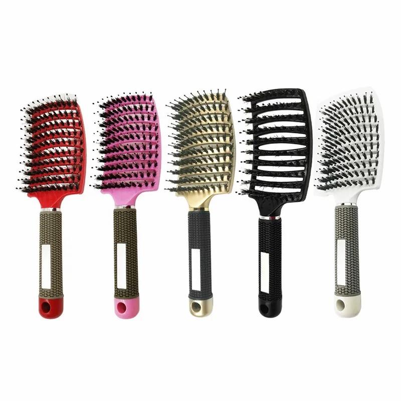 Hair Care & Styling Tools | Hair Brush Scalp Massage Comb Hairbrush Bristle & Nylon Women Wet Curly Detangle Hair Brushes For Salon Hairdressing Styling Tool Hair Care & Styling Tools Hair Care & Styling Tools