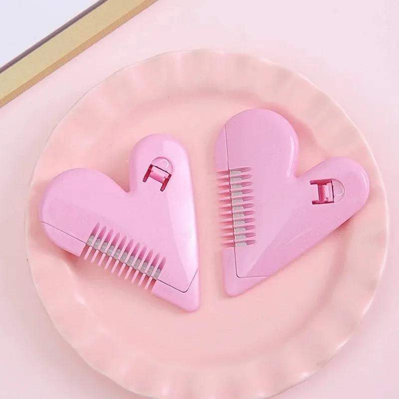 Hair Care & Styling Tools | High Quality Sale Peach Heart Double Sides Hair Razor Comb Cutter Cutting Thinning Knife Haircut Grooming Men Women Hair Cutter Hair Care & Styling Tools Hair Care & Styling Tools