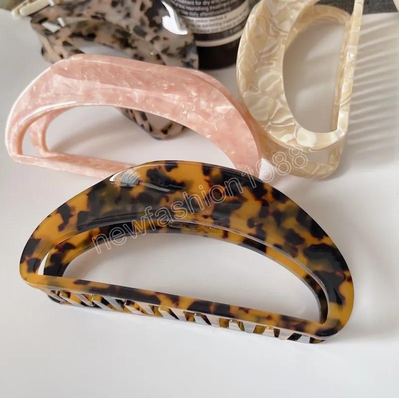 Hair Accessories & Tools | 12Cm Leopard Print Hair Claw For Women Geometric Crab Hair Clip Barrettes Korean Style Hair Accessories Hair Clip Hair Accessories & Tools Hair Accessories & Tools