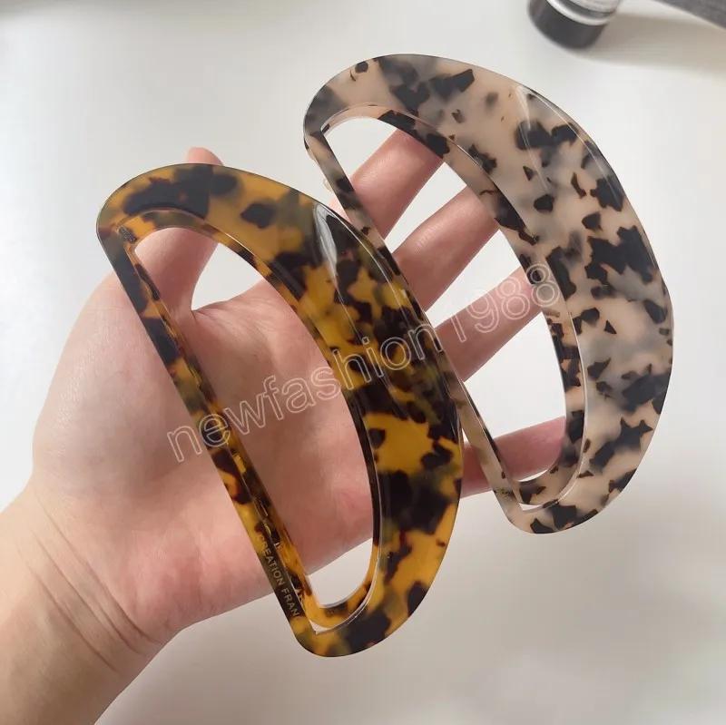 Hair Accessories & Tools | 12Cm Leopard Print Hair Claw For Women Geometric Crab Hair Clip Barrettes Korean Style Hair Accessories Hair Clip Hair Accessories & Tools Hair Accessories & Tools