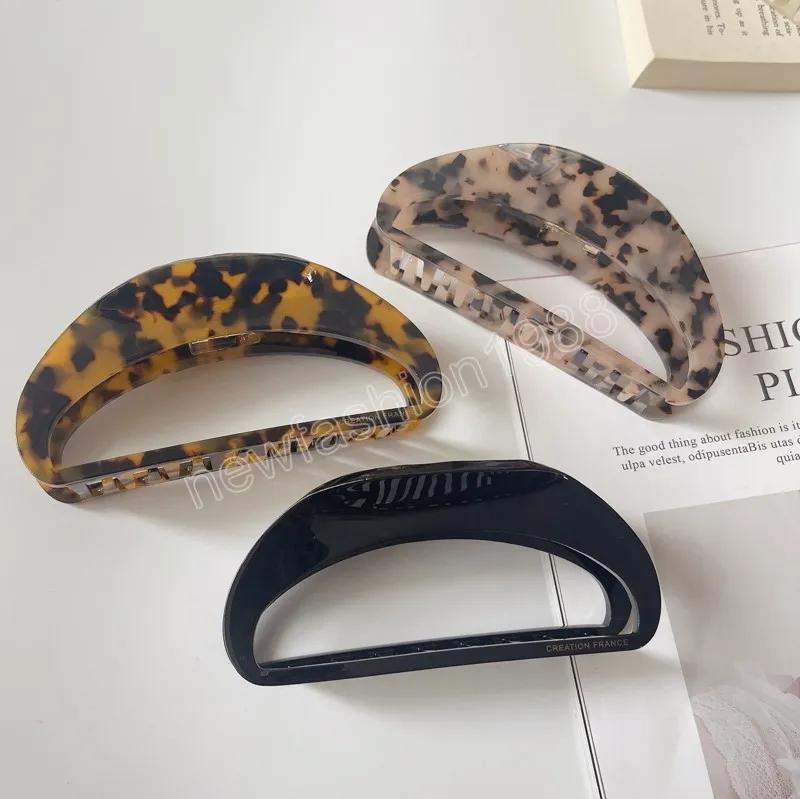 Hair Accessories & Tools | 12Cm Leopard Print Hair Claw For Women Geometric Crab Hair Clip Barrettes Korean Style Hair Accessories Hair Clip Hair Accessories & Tools Hair Accessories & Tools