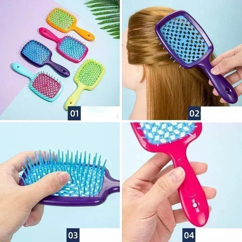 Hair Accessories & Tools | Air Cushion Combs Women Scalp Massage Comb Hair Brush Women Hollowing Out Home Salon Diy Hairdressing Tool Brush For Hair Comb Hair Accessories & Tools Hair Accessories & Tools