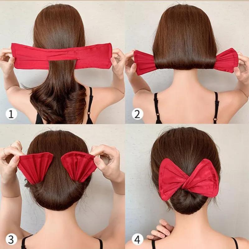 Hair Accessories & Tools | Hair Accessories Maruko Head Lazy Magic Plate Device Band Ring Twist Clip Bow Fashion Women Printed Fabric Cute Headbands Wh0549 Hair Accessories & Tools Hair Accessories & Tools