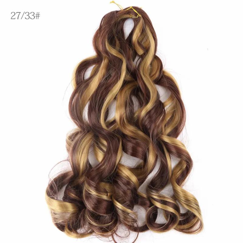 Remy Hair & Virgin Hair | Human Hair Bulks French Curly Crochet Braiding Hair Synthetic Loose Wave Ombre Braids Hair For Women Spiral Curls Pre Stretched Hair Extensions 231010 Remy Hair & Virgin Hair Remy Hair & Virgin Hair